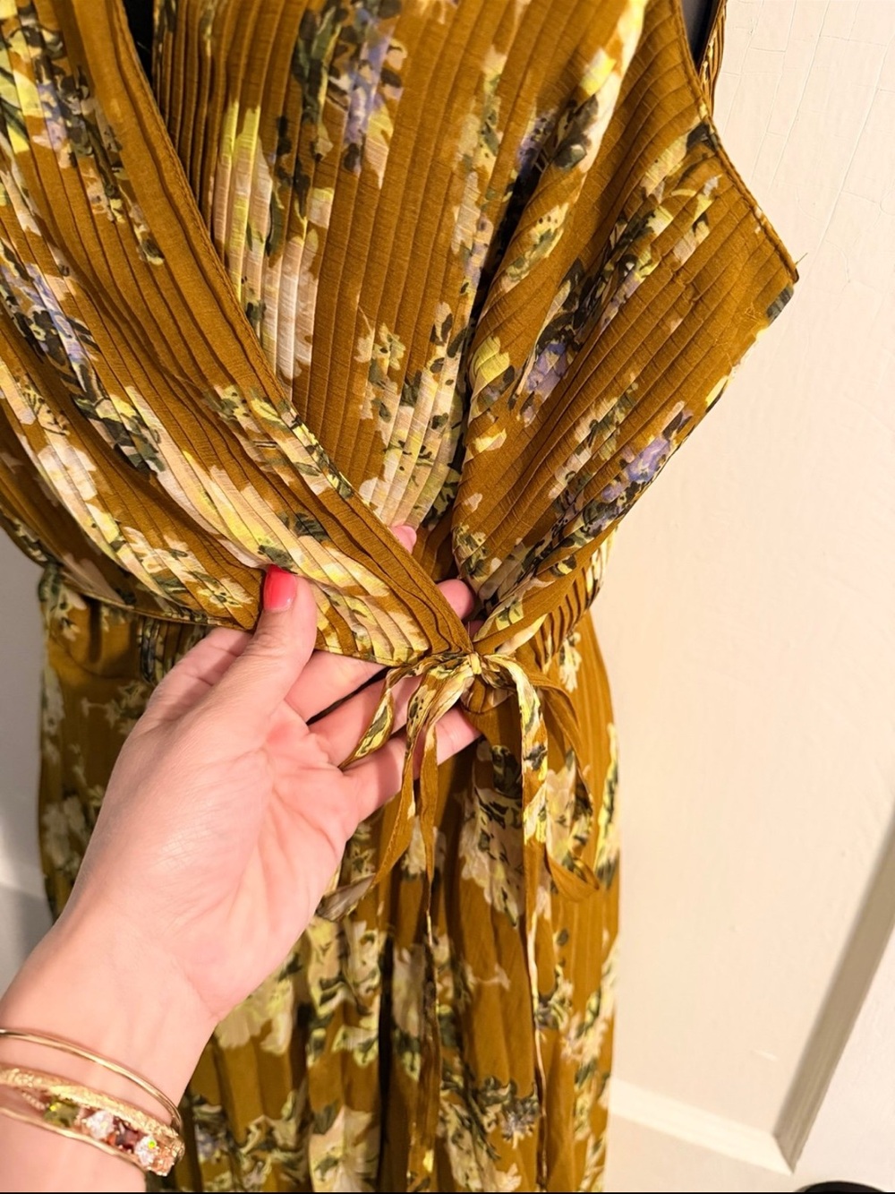 NWT ASOS Floral Wrap Maxi Dress - Picture 7 of 10